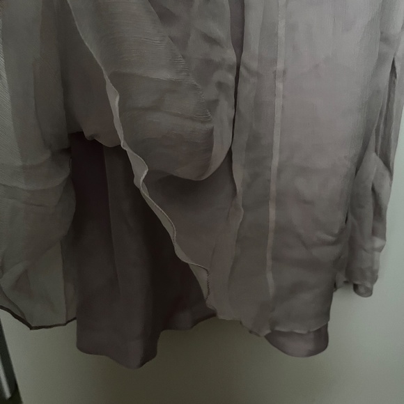 MUST GO J.Crew Arabelle Long Silk Chiffon Dress Size 6 - Picture 8 of 16